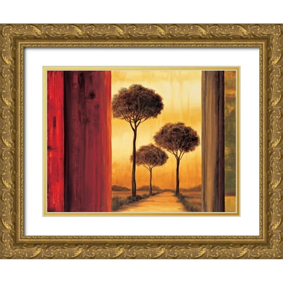 Thomas, Neil 14x12 Gold Ornate Wood Framed with Double Matting Museum Art Print Titled - Entrancing II