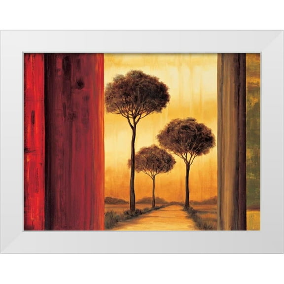 Thomas, Neil 14x12 White Modern Wood Framed Museum Art Print Titled - Entrancing II