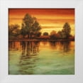 thumbnail image 1 of Thomas, Neil 15x15 White Modern Wood Framed Museum Art Print Titled - River Sunset I, 1 of 4