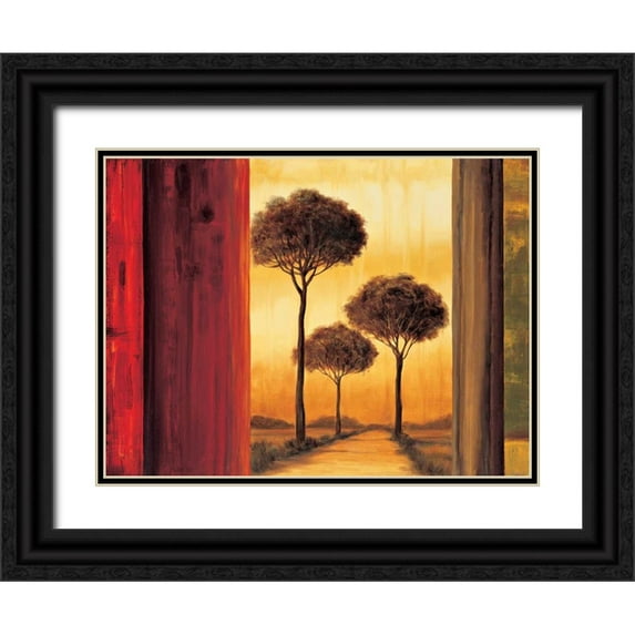 Thomas, Neil 32x25 Black Ornate Wood Framed with Double Matting Museum Art Print Titled - Entrancing II