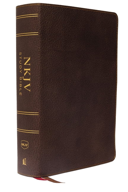 Thomas Nelson: NKJV Study Bible, Full Color Edition (Premium Calfskin Leather)