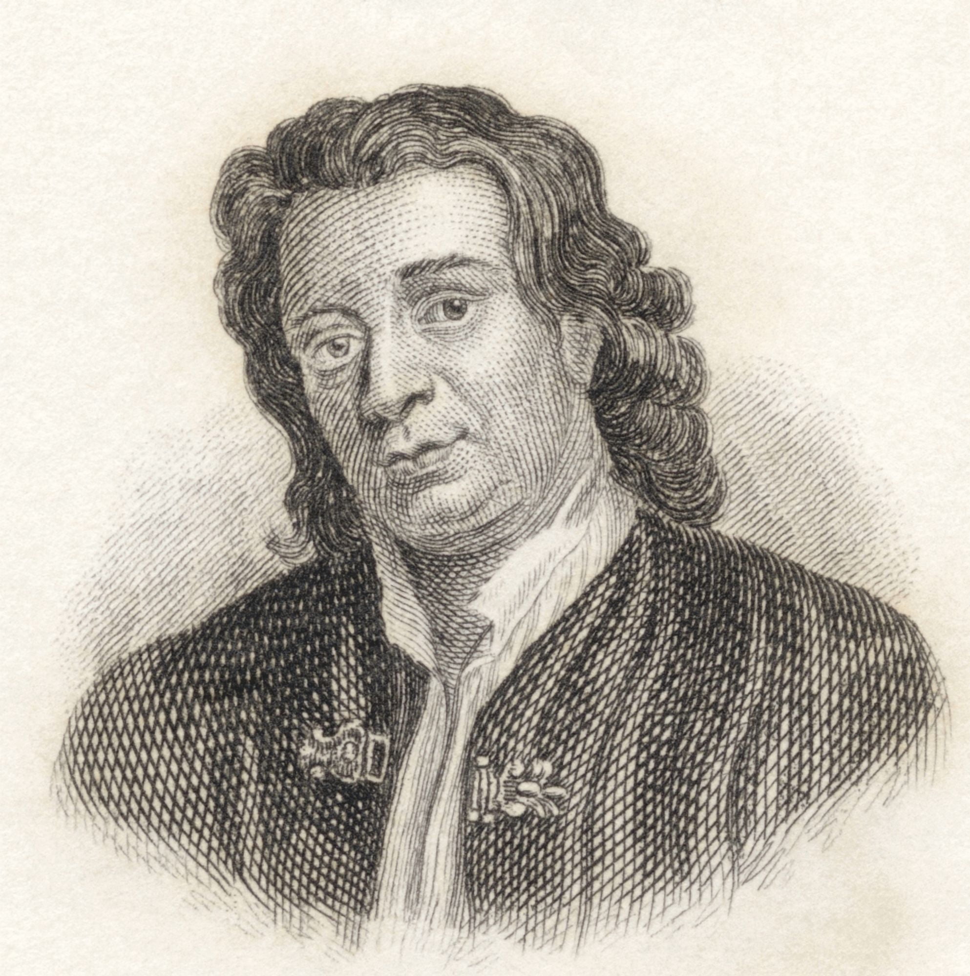 Thomas Otway 1652 To 1685 English Dramatist Of The Restoration Period From Crabbs Historical Dictionary Published 1825 Canvas Art - Ken Welsh Design Pics (24 x 24)