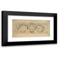 thumbnail image 1 of Thomas Pether 18x11 Black Modern Framed Museum Art Print Titled - Design for Frieze of Foliage (1770-79), 1 of 5