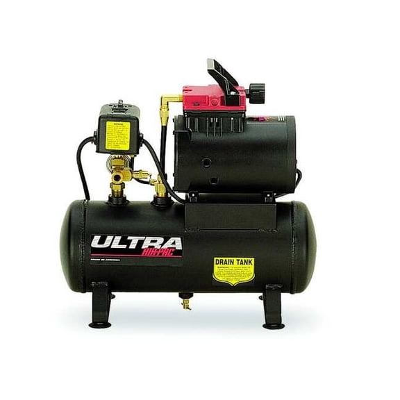 Thomas Air Compressor,0.5 HP,115V,125 psi T-617 HDN