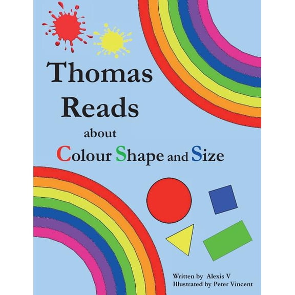 Thomas Reads about Colour Shape and Size (Paperback)