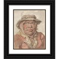 thumbnail image 1 of Thomas Rowlandson 12x14 Black Ornate Wood Framed Double Matted Museum Art Print Titled: A Soldier's Widow (1815-1820), 1 of 5