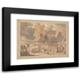thumbnail image 1 of Thomas Rowlandson 14x12 Black Modern Framed Museum Art Print Titled - Country Farm Yard, Devon (ca. 1780-1825), 1 of 5