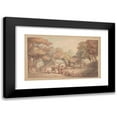 thumbnail image 1 of Thomas Rowlandson 18x13 Black Modern Framed Museum Art Print Titled - Country Scene in Devonshire (ca. 1780-1825), 1 of 5