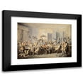 thumbnail image 1 of Thomas Rowlandson 18x13 Black Modern Framed Museum Art Print Titled - The Brilliants (circa 1801), 1 of 5