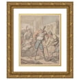 thumbnail image 1 of Thomas Rowlandson 20x24 Gold Ornate Framed and Double Matted Museum Art Print Titled - Miseries of War (1782-1800), 1 of 4