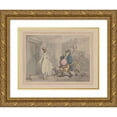 thumbnail image 1 of Thomas Rowlandson 24x19 Gold Ornate Framed and Double Matted Museum Art Print Titled - How to Get Rid of a Troublesome Customer (ca. 1780-1825), 1 of 4