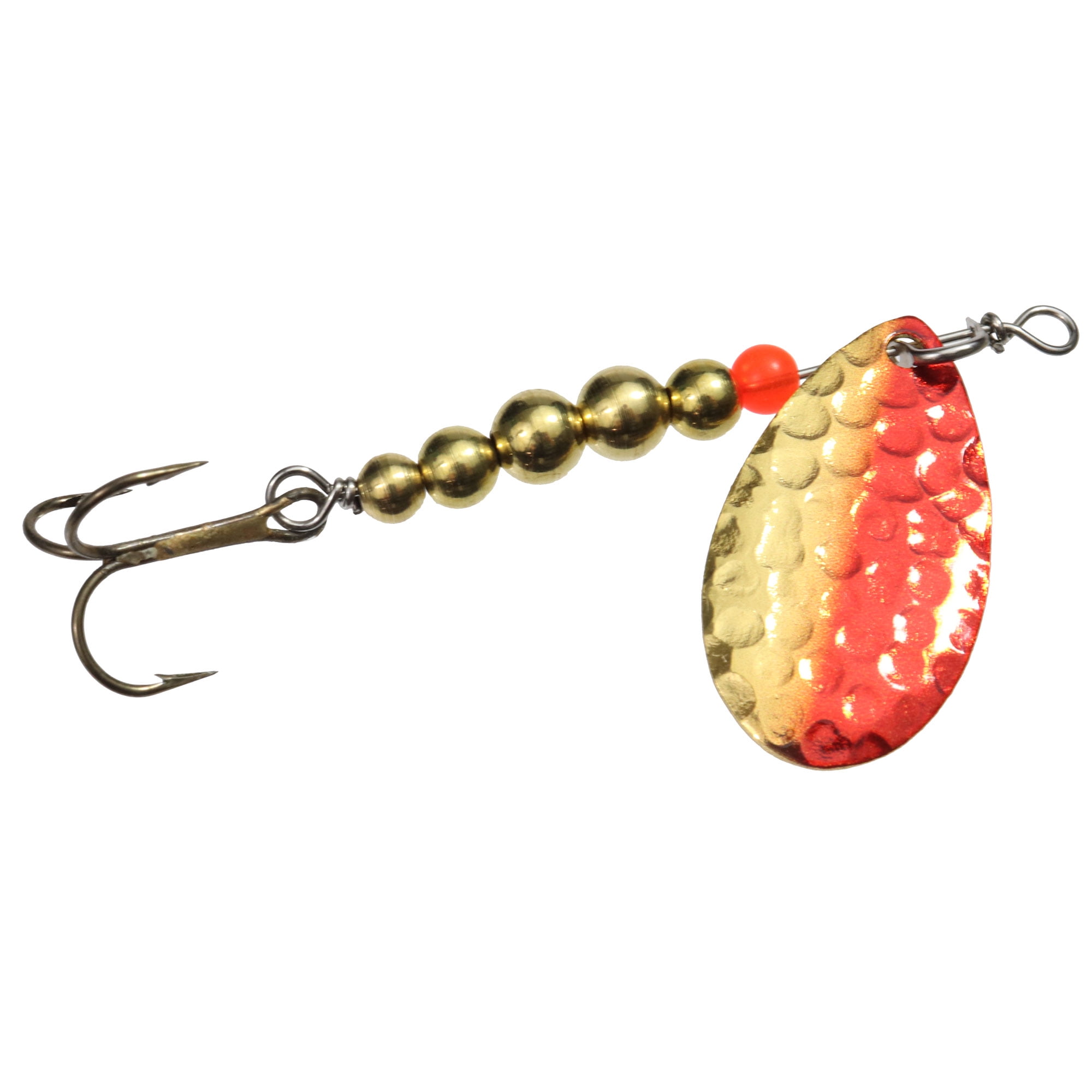 3 Pezzi Cucchiaini Thomas Double Spinn 1/6 Oz – Color Oro/rosso