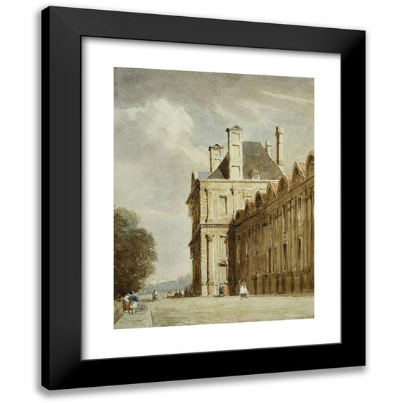 Thomas Shotter Boys 15x18 Black Modern Framed Museum Art Print Titled - The Flore Pavilion (1830-1840)