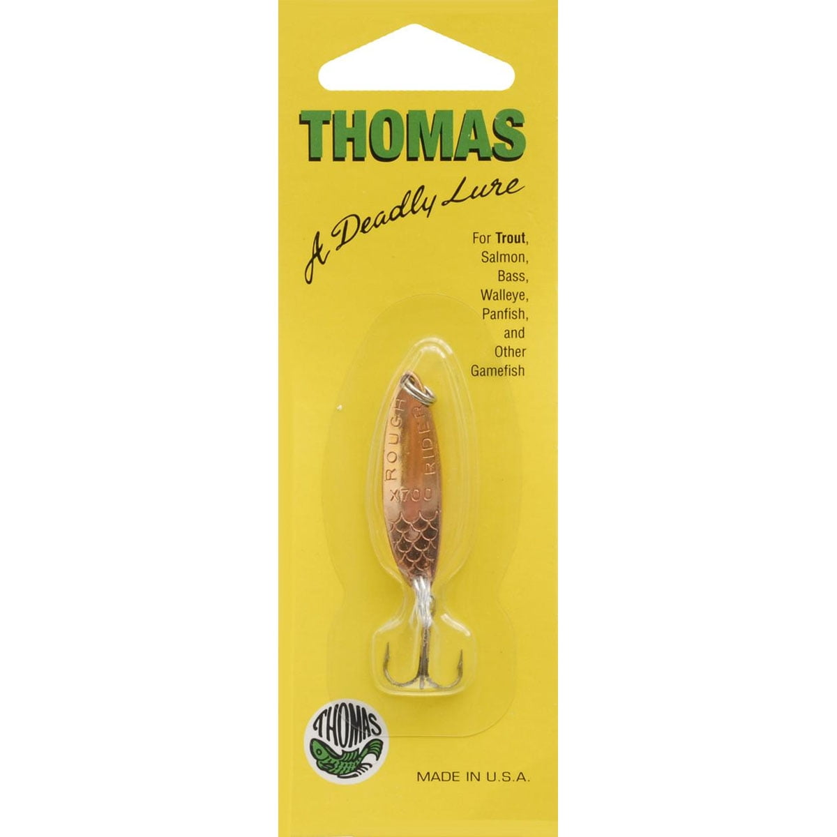 Thomas Spinning Lures Rough Rider 1/5 Copper/Gold - X700CG