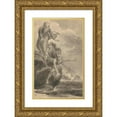 thumbnail image 1 of Thomas Stothard 11x14 Gold Ornate Wood Frame and Double Matted Museum Art Print Titled - One of Six Illustrations to Fenelon's ‘The Adventures of Telemachus Son of Ulysses’ (ca. 1784), 1 of 4