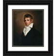 thumbnail image 1 of Thomas Sully 15x17 Black Ornate Wood Framed Double Matted Museum Art Print Titled - George Mifflin Dallas (1810), 1 of 5