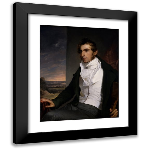Thomas Sully 15x18 Black Modern Framed Museum Art Print Titled - Daniel La Motte