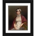 thumbnail image 1 of Thomas Sully 20x24 Black Ornate Framed Double Matted Museum Art Print Titled: Mary Harvey, Mrs. Paul Beck (1813), 1 of 5