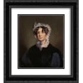 thumbnail image 1 of Thomas Sully 2x Matted 20x22 Black Ornate Framed Art Print 'Martha Randolph Jefferson', 1 of 2