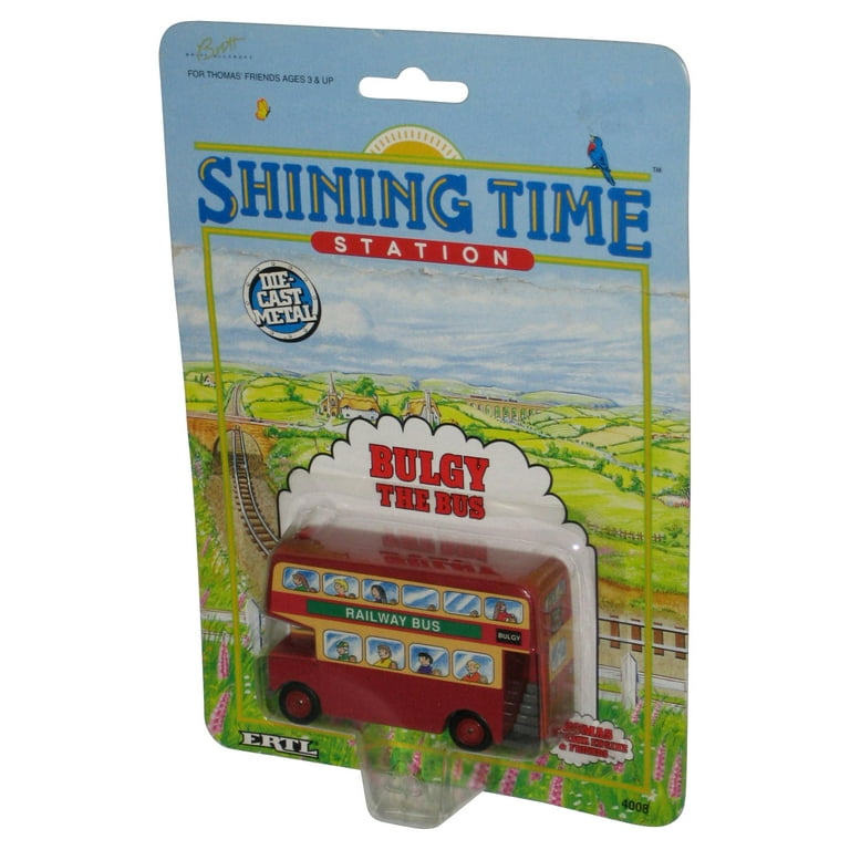 Thomas Tank Engine Shining Time Station 1993 Ertl Bulgy The Bus Die Cast Metal Toy Train Creased Card Walmart