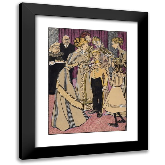 Thomas Theodor Heine 11x14 Black Modern Framed Museum Art Print Titled - Hero