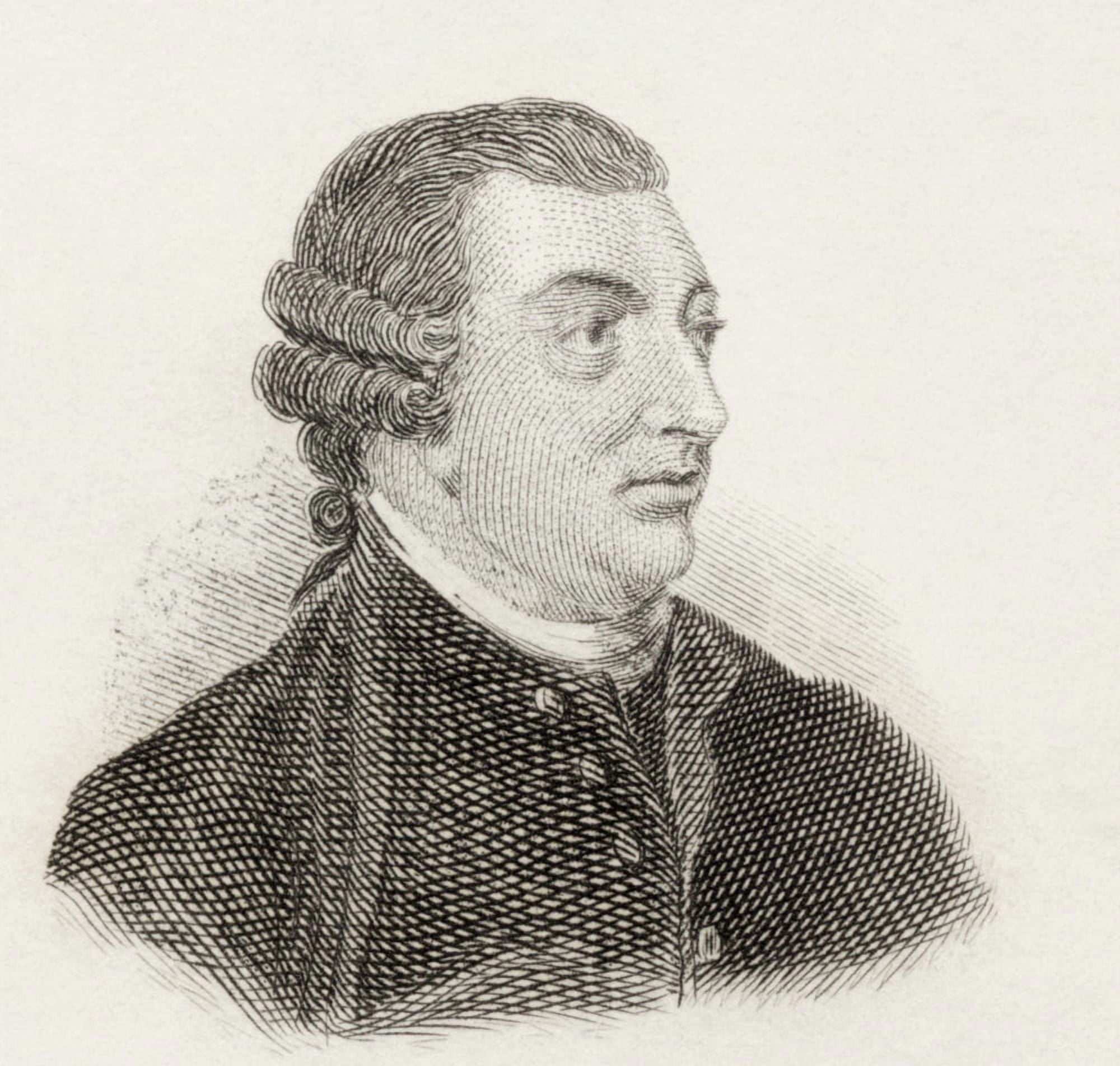 Thomas Tyrwhitt 1730 To 1786 English Classical Scholar And Critic From Crabbs Historical Dictionary Published 1825 Canvas Art - Ken Welsh Design Pics (30 x 28)