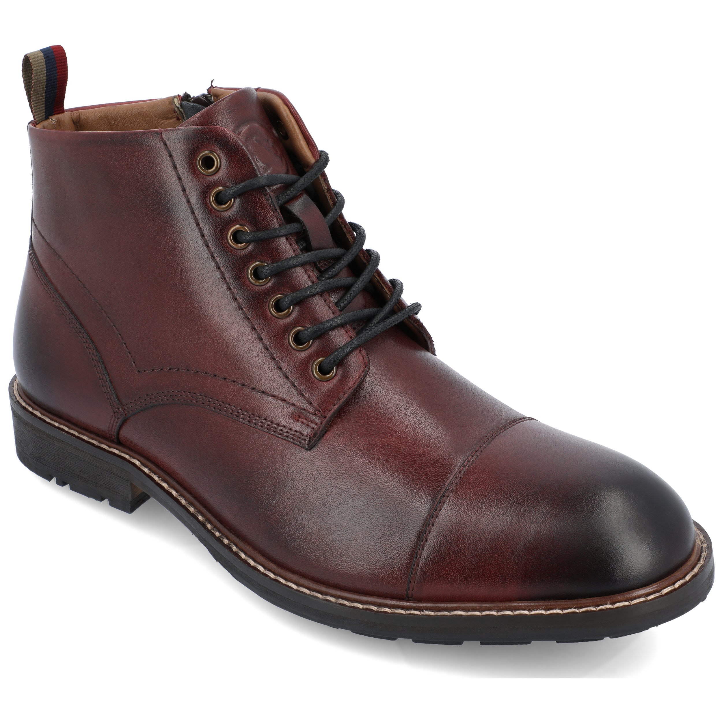 Thomas & Vine Avrum Leather Cap Toe Chukka Boot (Men)
BLACK, Size 13 NEW BANKS - Moc Toe Chukka | Thomas & Vine main image 4