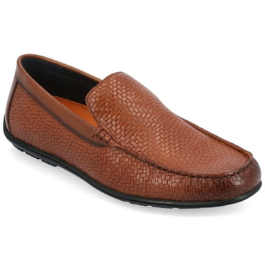 Thomas & Vine Mens Carter Moc Toe Slip-on Driving Loafer