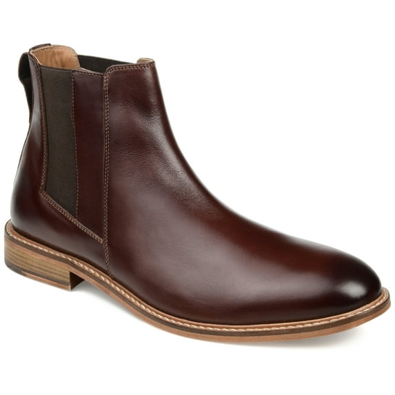 Thomas & Vine Mens Corbin Pull-on Round Toe Chelsea Boot, Widths Available
