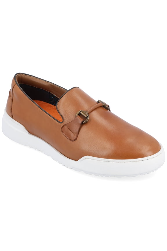 Mens Dane Plain Toe Slip-on Bit Loafer