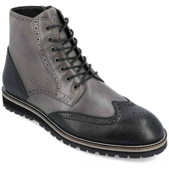 Thomas & Vine Mens Elijah Lace-up Wingtip Ankle Boot