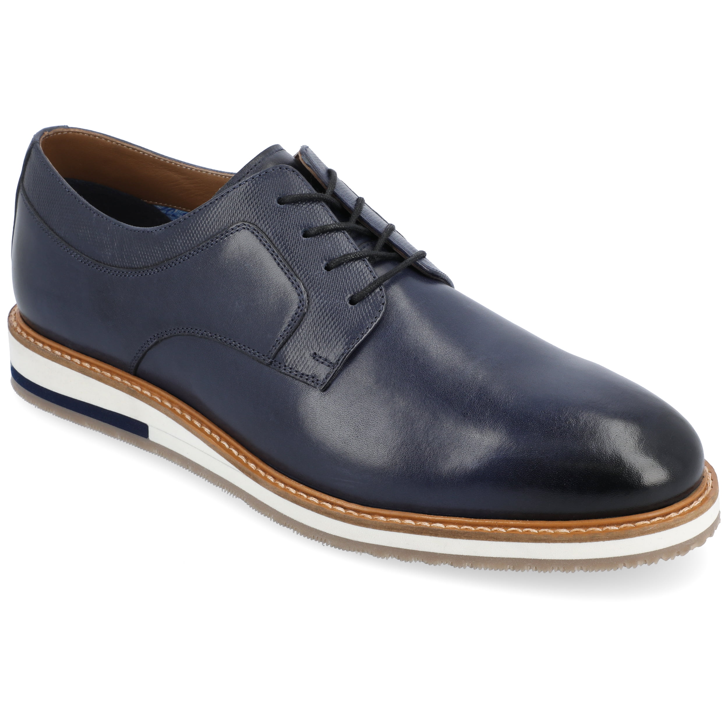 VANCE Blaine Embossed Men\'s Casual Dress Shoes Blue 11.5M Vance-Princeton-Wide-width-  main image 2