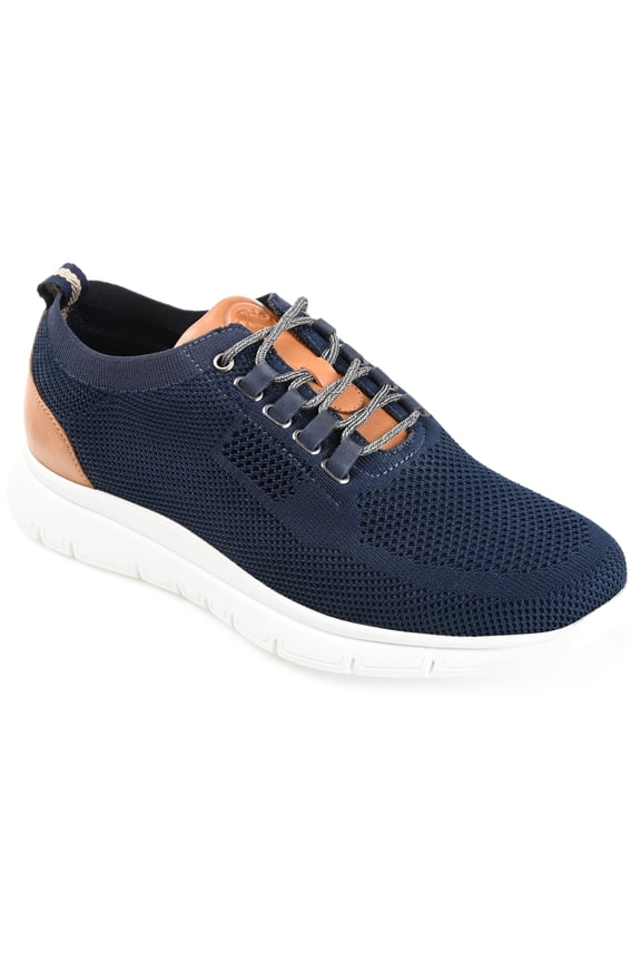 Mens Jackson Knit Lace-up Round Toe Sneaker