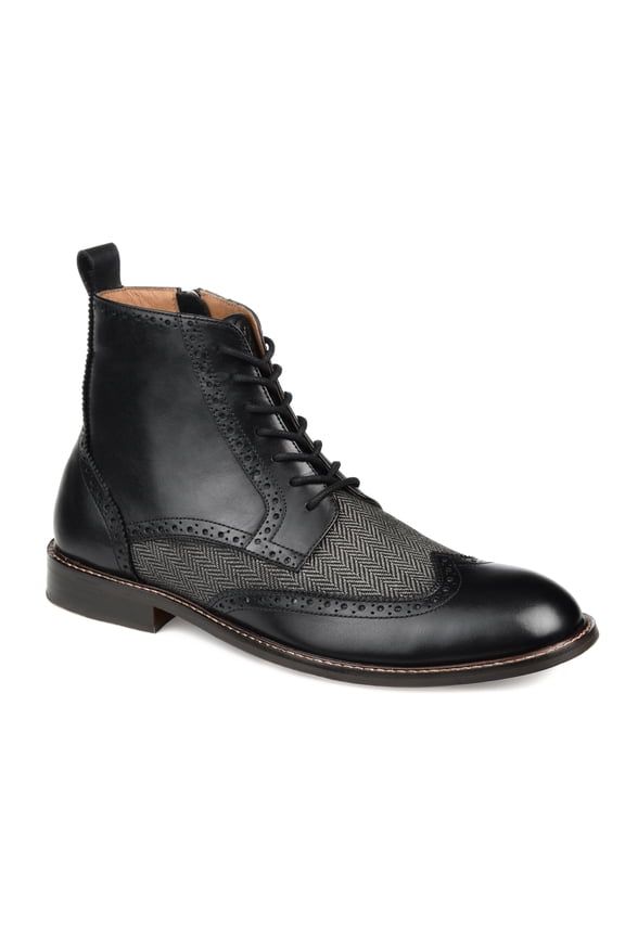 Mens Jarett Tru Comfort Foam Lace-up Wingtip Ankle Boot