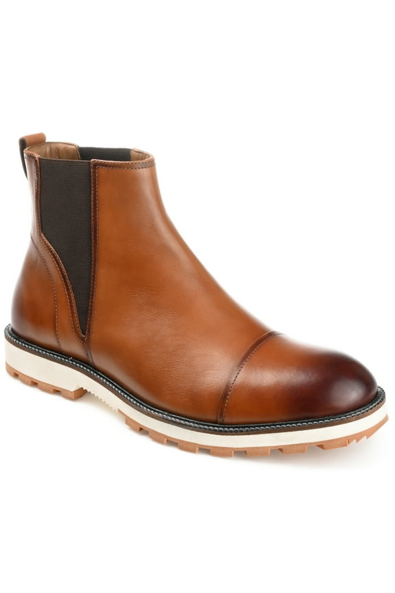 Mens Jaylon Pull-on Cap Toe Chelsea Boot