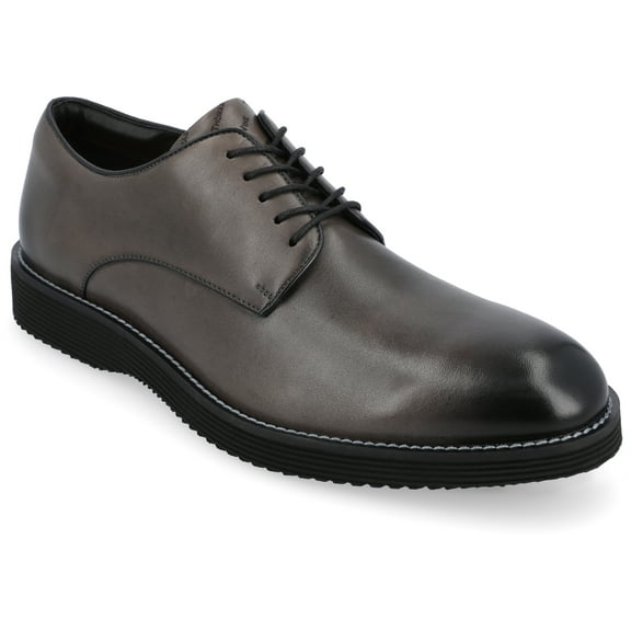 Thomas & Vine Mens Latimer Plain Toe Lace-up Derby Dress Shoe