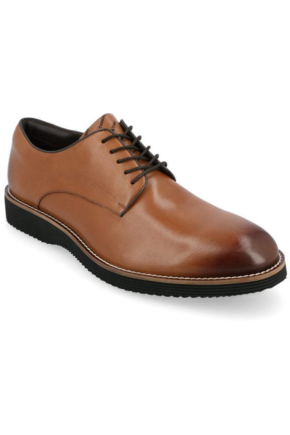 Mens Latimer Plain Toe Lace-up Derby Dress Shoe