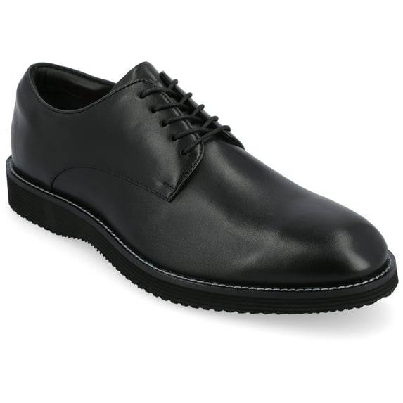 Thomas & Vine Mens Latimer Plain Toe Lace-up Derby Dress Shoe