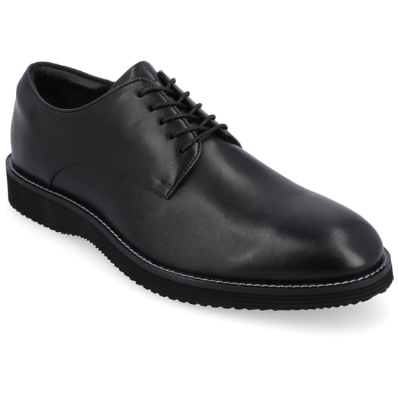 Thomas & Vine Mens Latimer Plain Toe Lace-up Derby Dress Shoe