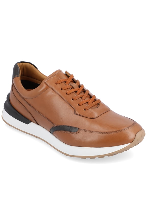 Mens Lowe Casual Lace-up Leather Sneaker
