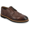 thumbnail image 1 of Thomas & Vine Mens Radcliff Tru Comfort Foam Lace-up Woven Wingtip Derby, 1 of 8