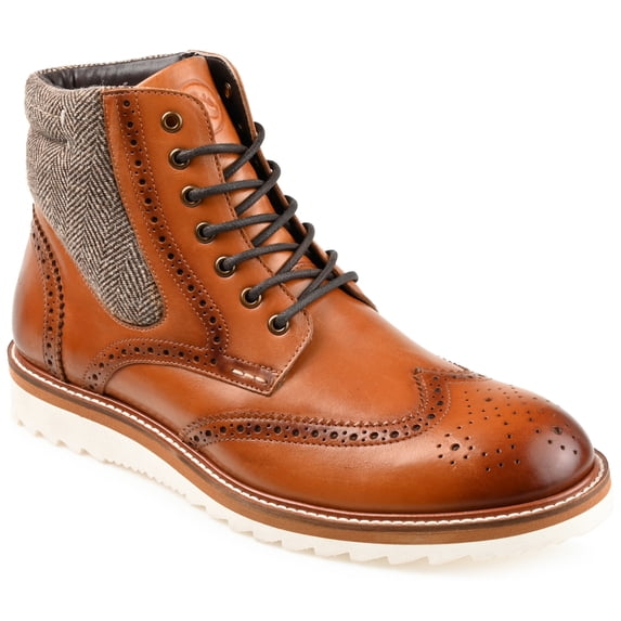Thomas & Vine Mens Rockland Lace-up Wingtip Ankle Boot