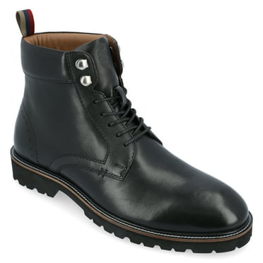 Thomas & Vine Mens Simeon Lace-up Round Toe Ankle Boot