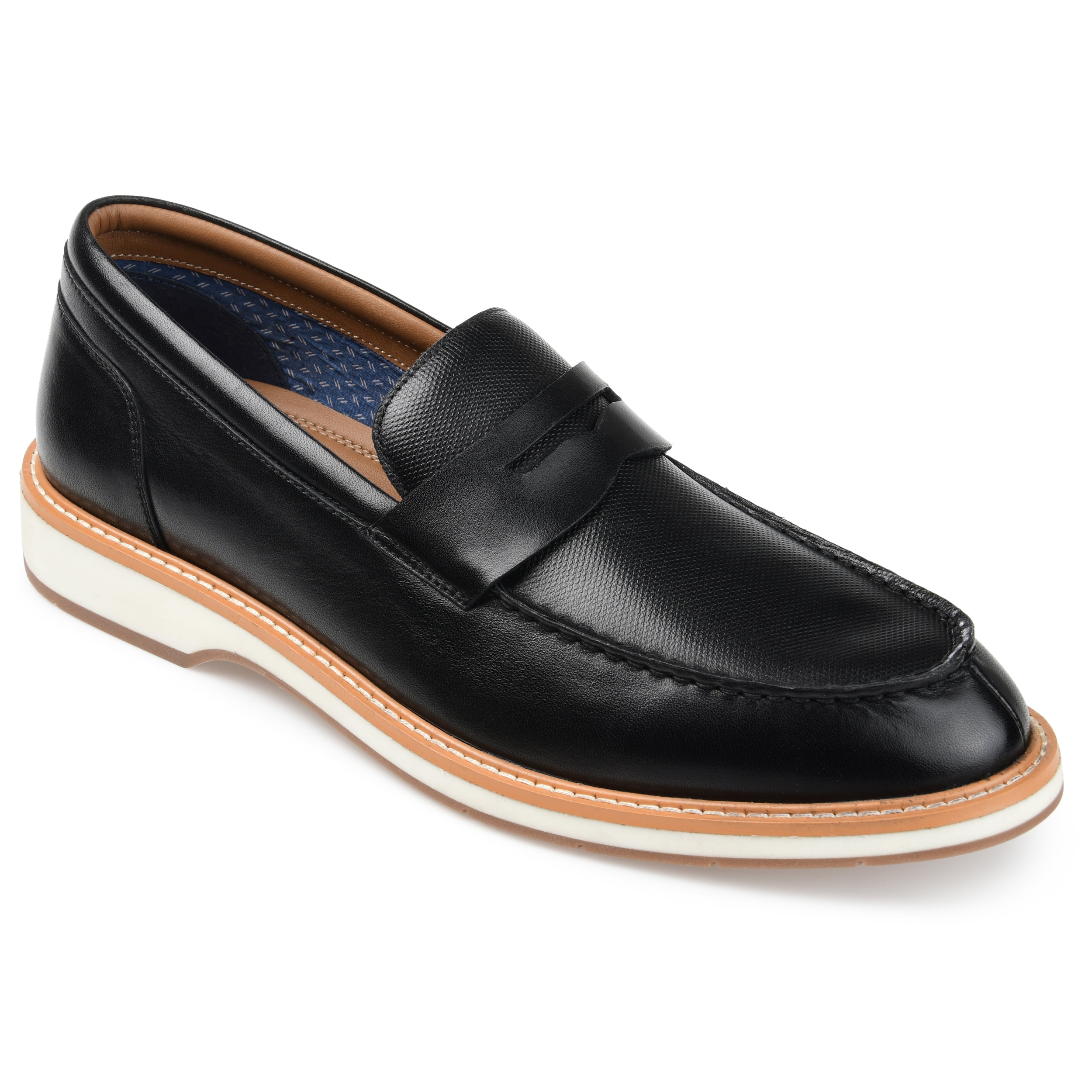 Thomas & Vine Mens Watkins Slip-on Penny Loafer, Widths  display picture 2
