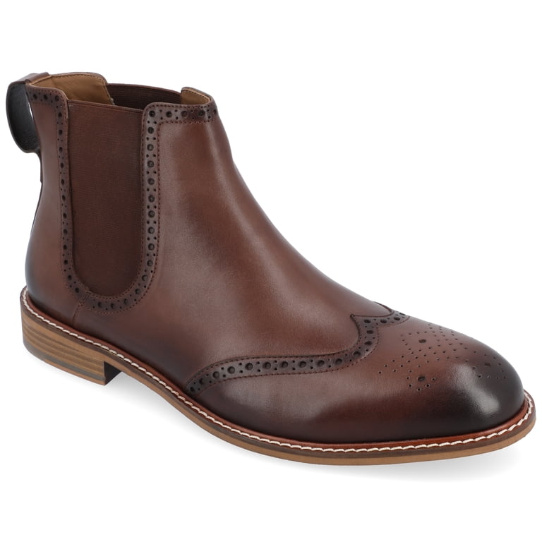 Thomas & Vine Mens Watson Tru Comfort Foam Pull-on Wingtip  display picture 2