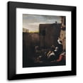 thumbnail image 1 of Thomas Wijck 15x18 Black Modern Framed Museum Art Print Titled - Italian Courtyard, 1 of 5