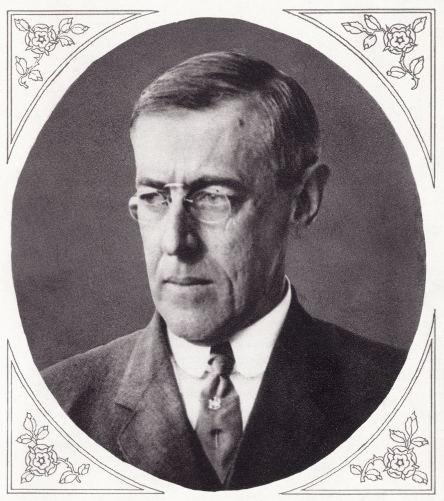 Thomas Woodrow Wilson 1856 To 1924 28Th President Of The United States From The Illustrated War News 1915 Canvas Art - Ken Welsh Design Pics (13 x 15)