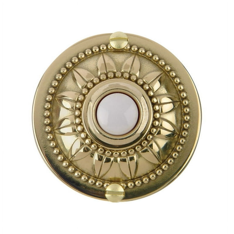 Carlon Oil Rubbed Bronze White Brass Wired Pushbutton Doorbell Carlon Oil Rubbed Bronze White Brass Wired Pushbutton Doorbell