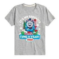 Thomas and Friends - Its My Favorite Time Of Year - Youth and Toddler Short Sleeve Graphic T-Shirt