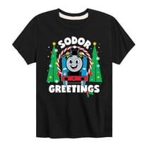Thomas & Friends - Sodor Greetings - Youth and Toddler Short Sleeve Graphic T-Shirt